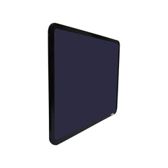 OBASIX® Superior Series Pin-up Bulletin Notice Board (2x3 Feet) Blue for School College Office | Powder Coated Black Frame SPBBPCB6090