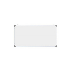 OBASIX® Classic Series Dual Side White Board 1x1.5 Feet (Non-Magnetic) | Light Weight Aluminium Frame CWBDS3045