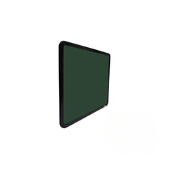 OBASIX® Superior Series Pin Up Bulletin Notice Board (3x4Feet) Green for School College Office | Powder Coated Black Frame SPBGPCB90120