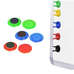 OBASIX® Assorted Marker Pen Holding Magnets (5pc), Magnetic Buttons 30mm (5pc) & 40mm (5 pc) for Whiteboards (Pack of 15 Pcs)
