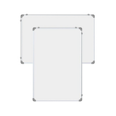 OBASIX® Classic Series White Board 3x4 Feet (Non-Magnetic) | Light Weight Aluminium Frame CWB90120