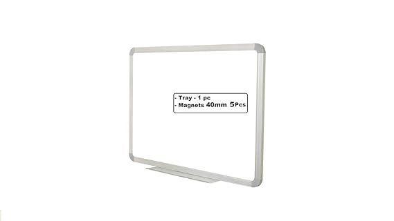 OBASIX® Superior Series White Board 3x4 Feet Magnetic | Heavy Aluminium Frame Natural Finesse SMWB90120