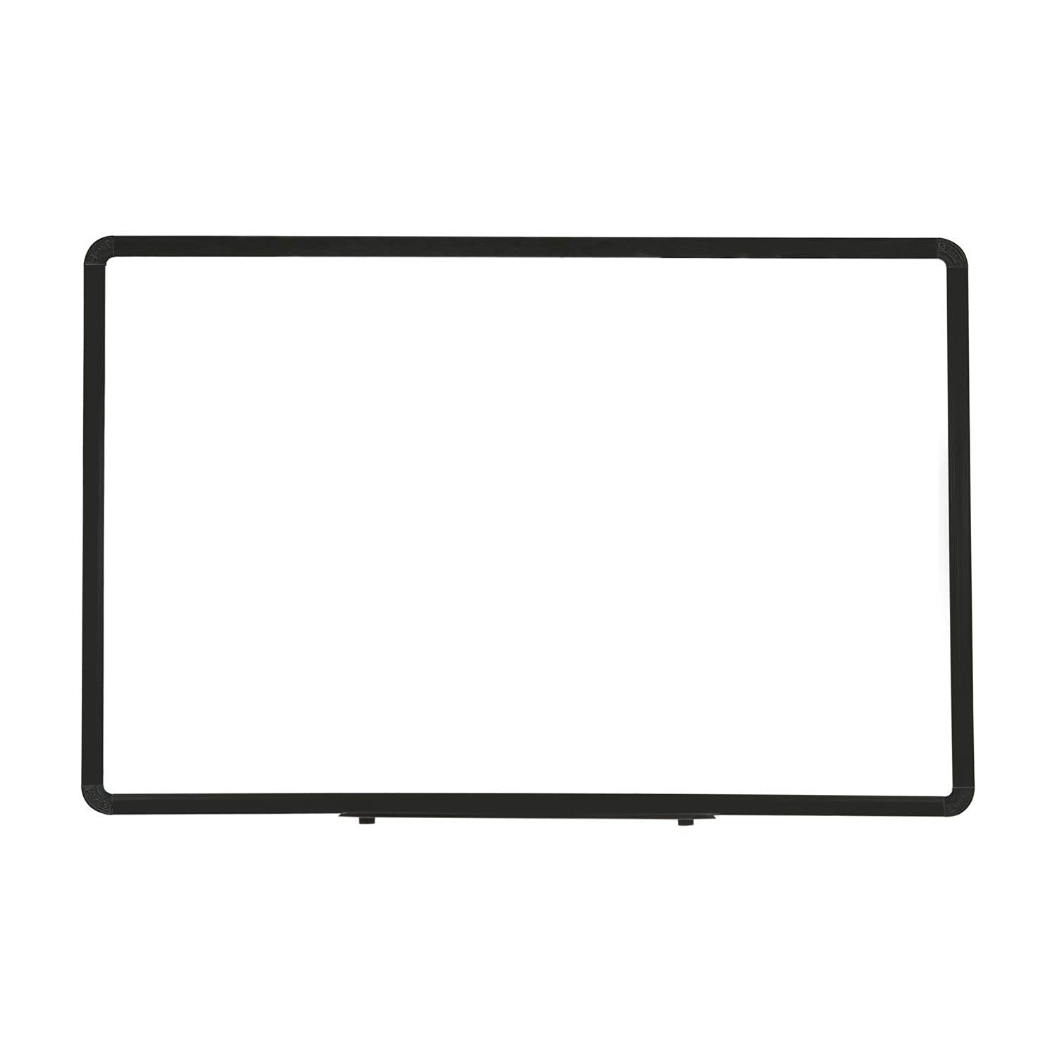 OBASIX® Superior Series White Board 4x6 Feet Non-Magnetic | Heavy Aluminium Frame Black SWBPCB120180