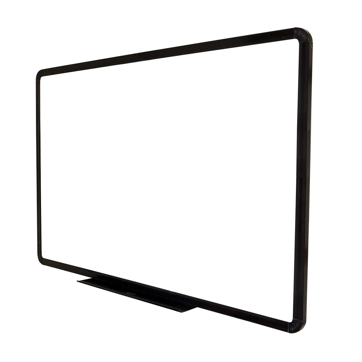 OBASIX® Superior Series White Board 4x6 Feet Non-Magnetic | Heavy Aluminium Frame Black SWBPCB120180