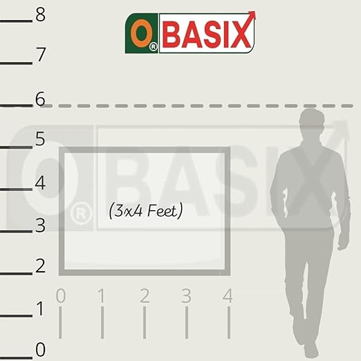 OBASIX® Superior Series Magnetic White Board 3x4 Feet | Heavy Aluminium Frame Black SMWBPCB90120