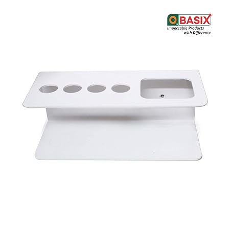 OBASIX®Whiteboard Marker & Duster Holder | Color White in Aluminium