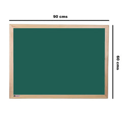 OBASIX® Green Chalk Board 3x4 feet (Magnetic)| Natural Pine Wood PMWCB90120