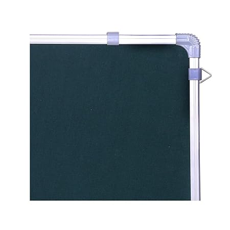 OBASIX® Classic Series Pin Up Bulletin Notice Board (1.5x2Feet) Green for School College Office | Natural Finesse Aluminium Frame CPBG4560