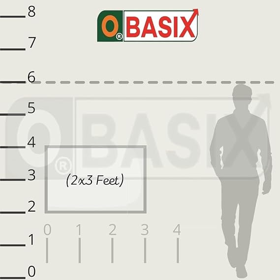 OBASIX® Superior Series White Board 2x3 Feet (Non-Magnetic) | Heavy Aluminium Frame Black SWBPCB6090