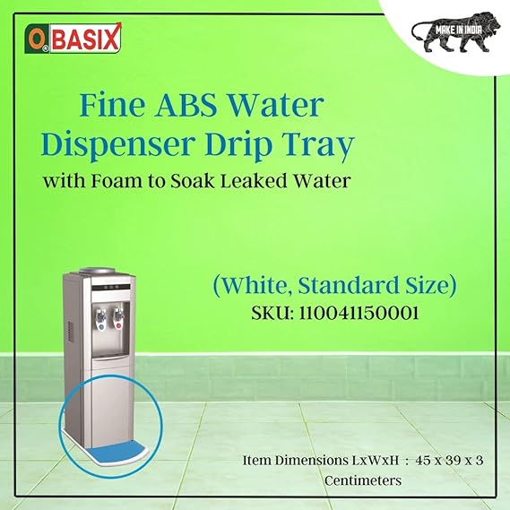 OBASIX® Water Dispenser Drip Tray | Fine ABS Standard Size Foam to Soak Leaked Water | Water Dispenser