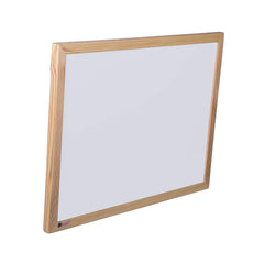 OBASIX® White Board 2x3 feet (Non-Magnetic) | Natural Pine Wood PWWB6090