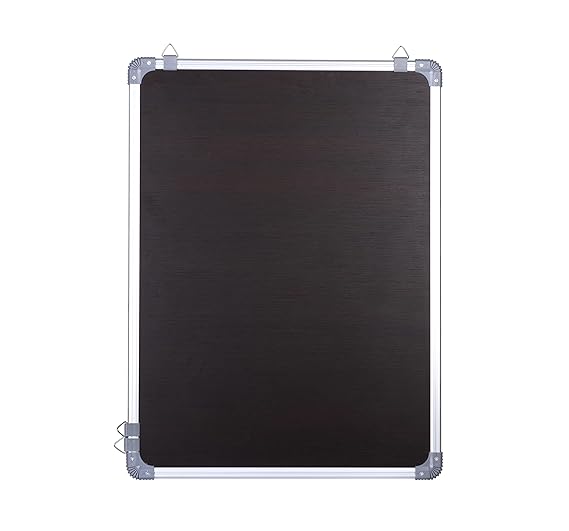 OBASIX® Classic Series Combination Board 1.5x2 Feet (Non-Magnetic Whiteboard with Green Pin-up Notice Board) | Aluminium Frame CWBPBG4560