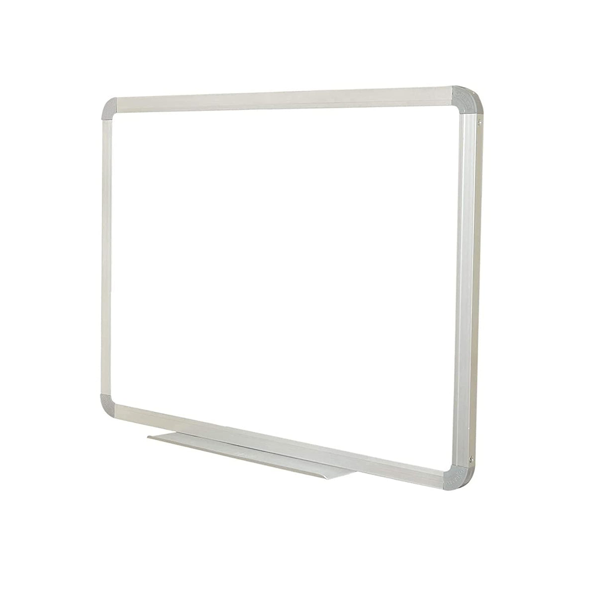 OBASIX® Superior Series White Board Ceramic Steel (Magnetic) 3x3 Feet | Natural Finesse Heavy Aluminium Frame SCWB9090