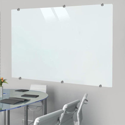 OBASIX® Infinity Frameless Glass Board,Magnetic Dry Erase Whiteboard with Dry-Erase Marker